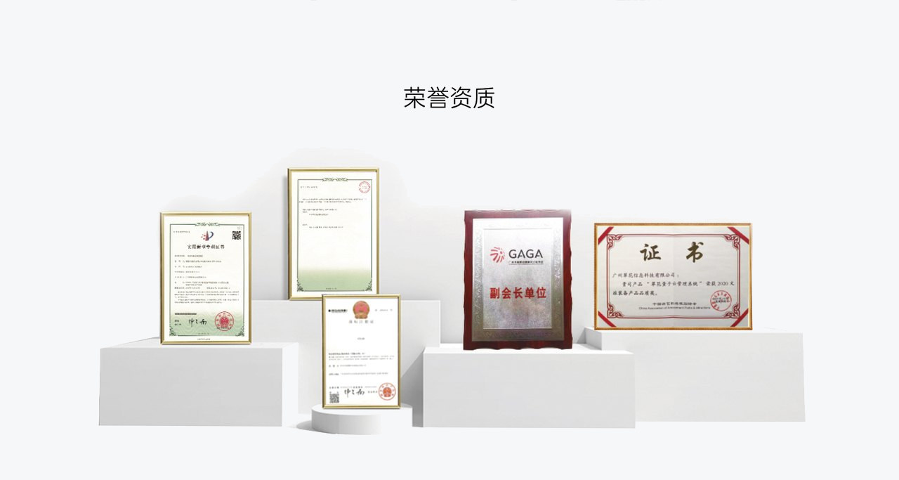 宝点数字资质荣誉